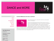 Tablet Screenshot of danceandmore.at
