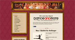 Desktop Screenshot of danceandmore.org